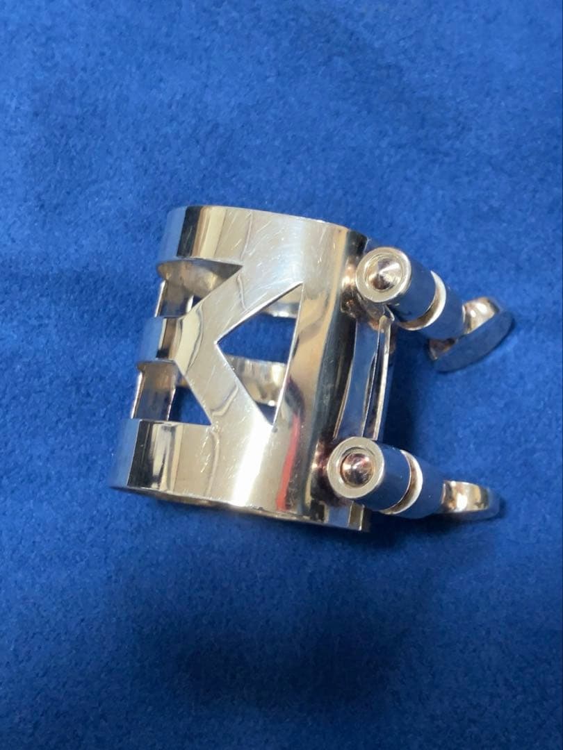 テナーサックス　セルマー　メタル用リガチャー SP、マウスピースキャップSP