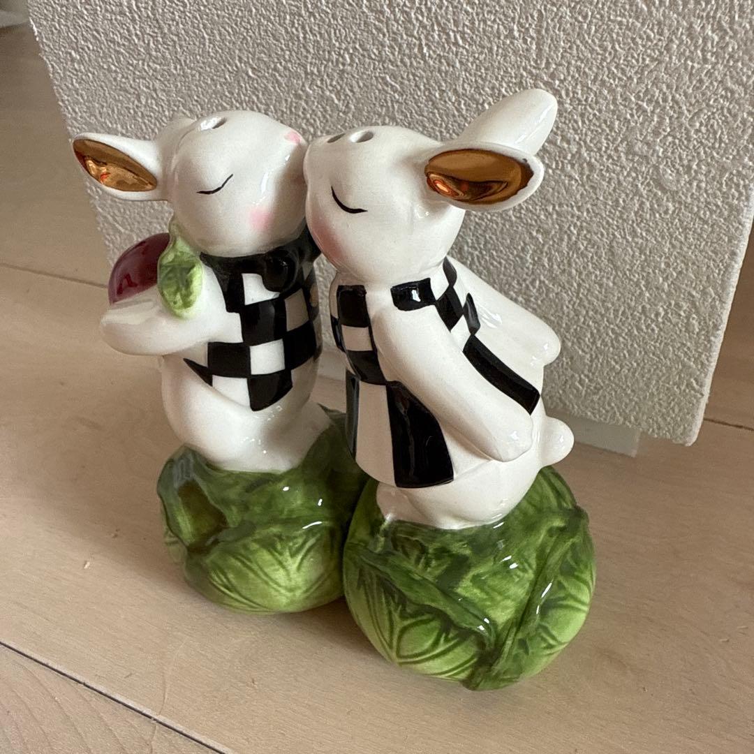 MACKENZiE マッケンジーチャイルズ　ウサギ　ペッパー入れセット