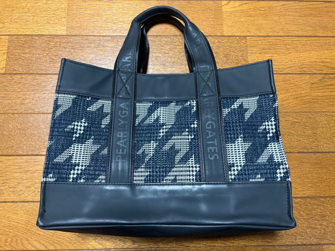 パーリーゲイツ　バッグ　千鳥柄　中古品