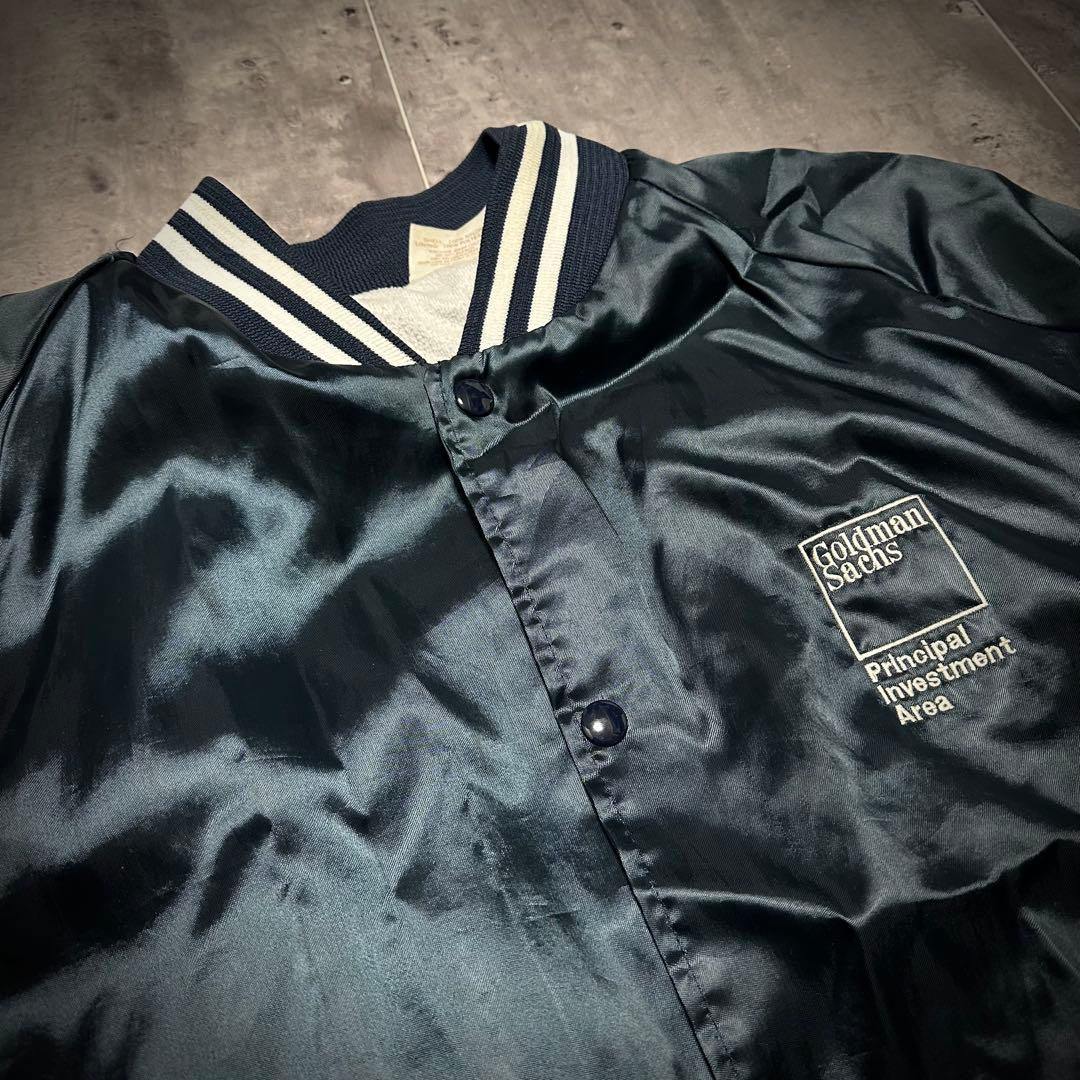 激レア 90s goldman sachs 刺繍 ナイロンジャケット 野村訓市