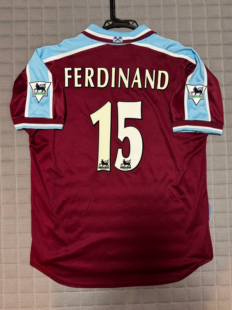 ウェア West ham 98/99  Rio Ferdinand