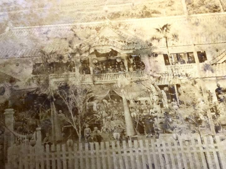 依田善六　年代物　古い写真　額縁　大正　明治　侍　アンティーク　骨董　文化資料