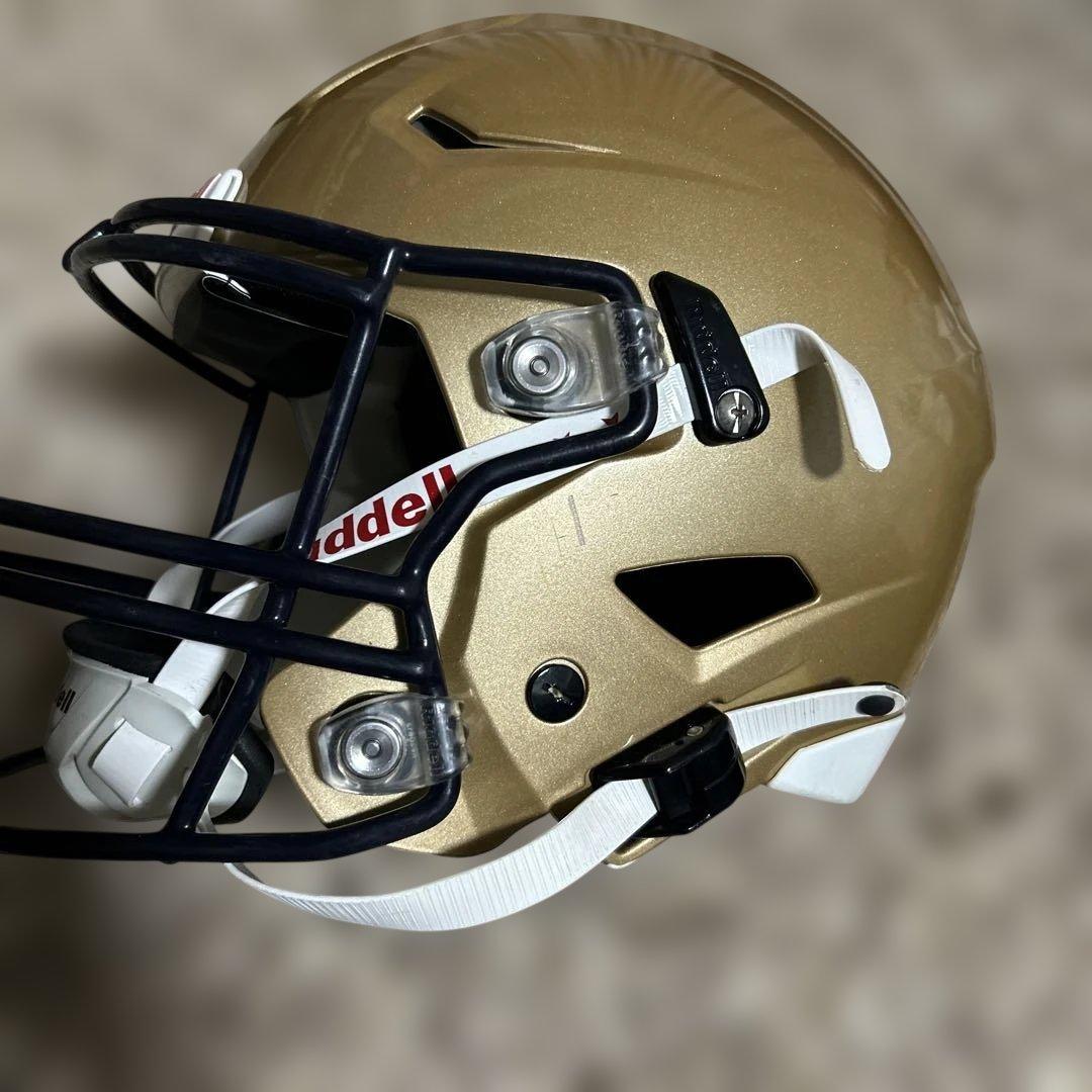 Riddell ゴールド アメリカンフットボールヘルメット　S
