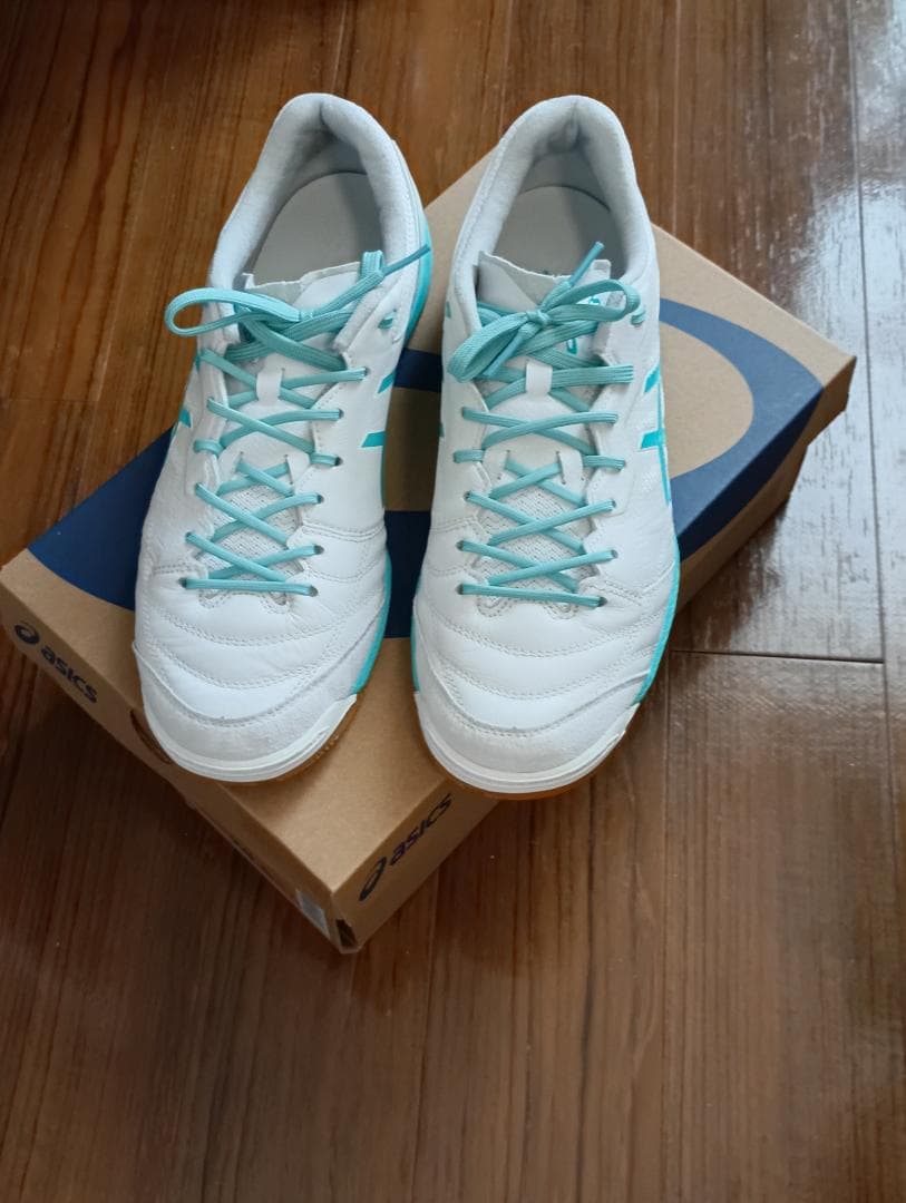 A*＋様 ASICS デスタッキ K FF ホワイト/シーグラス