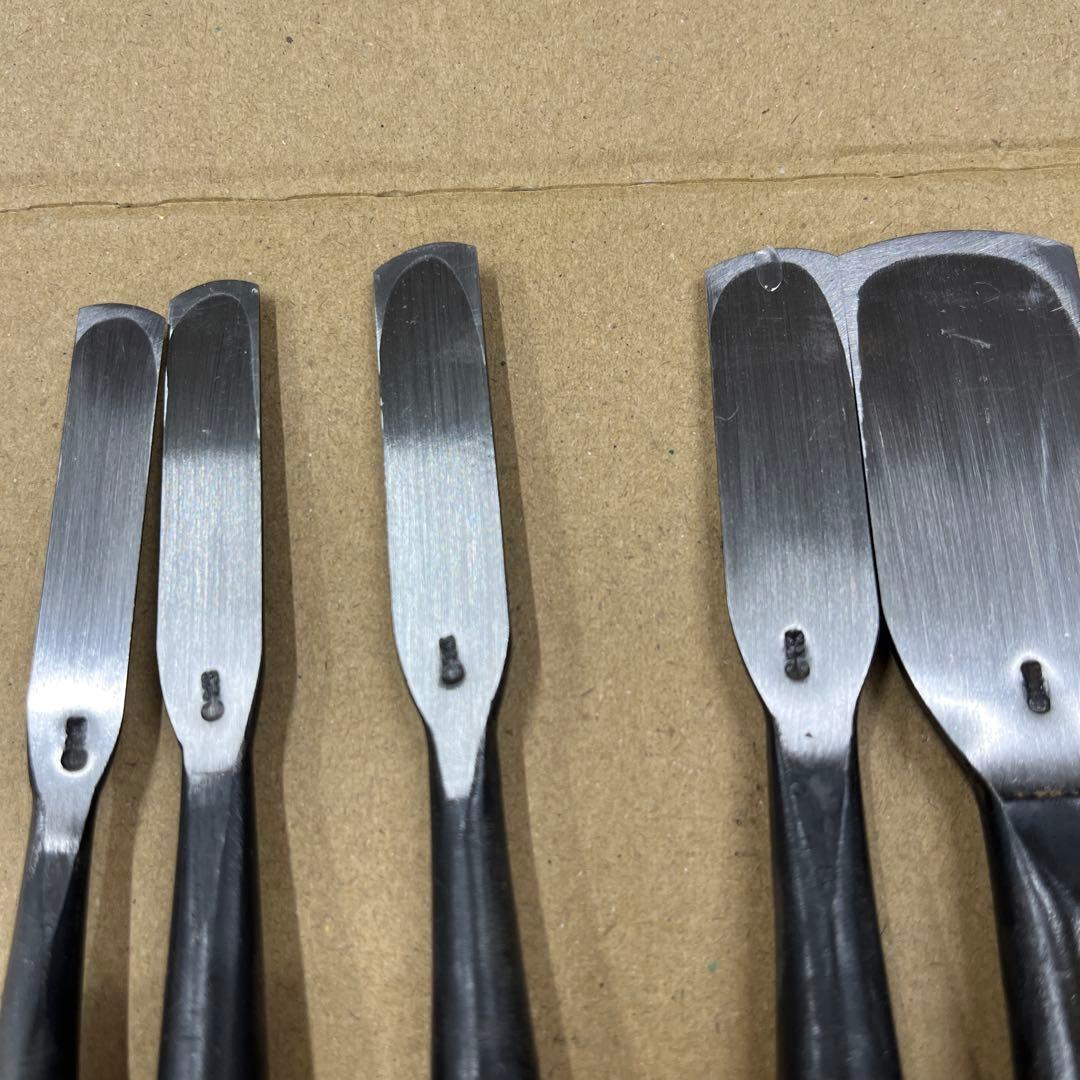 研綱　惣合ノミ　5点セット