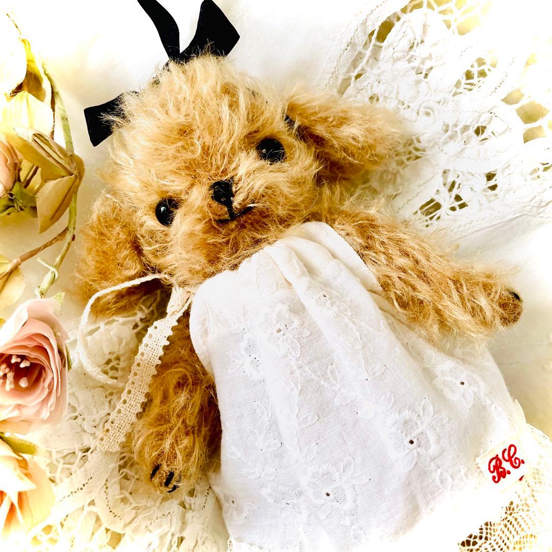 プードル好きさんのための一緒にお出かけバッグ付きテディプードル　テディベア