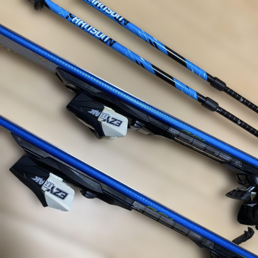 サロモン　ジュニア　スキー板130㎝　3点セット