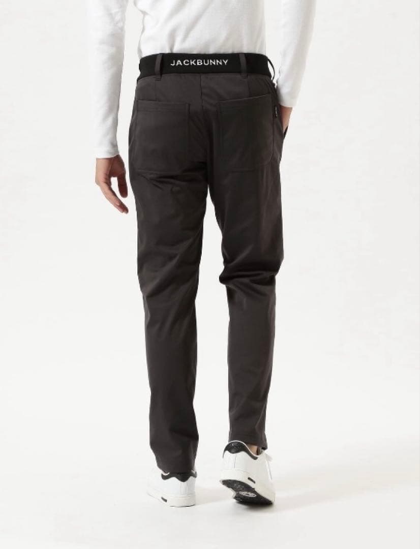 新品 パーリーゲイツ ジャックバニー エアシャット裏フリース防風パンツ 6LL黒