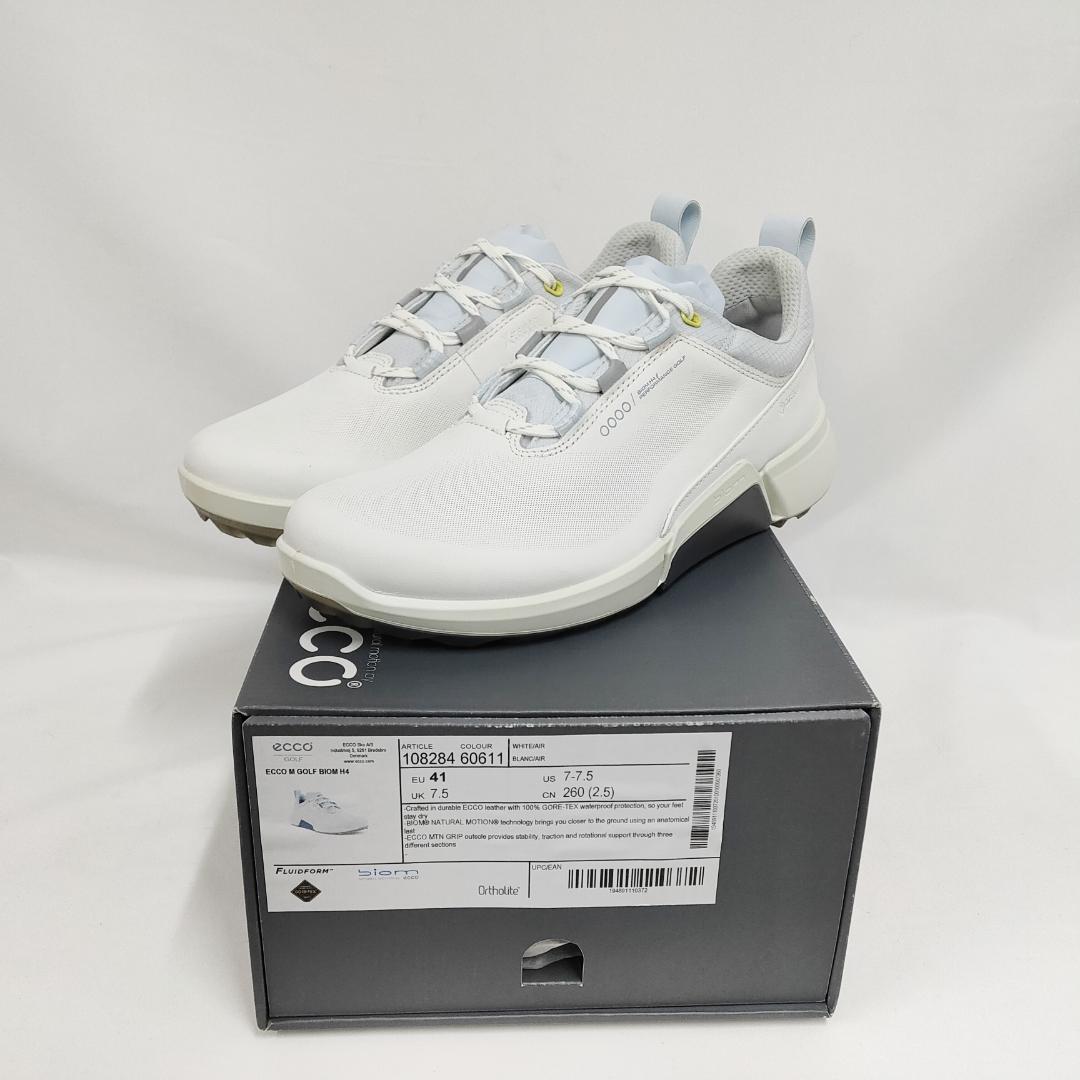 ○★新品 未使用 ECCO GOLF バイオム H4 ゴアテックスゴルフシューズ