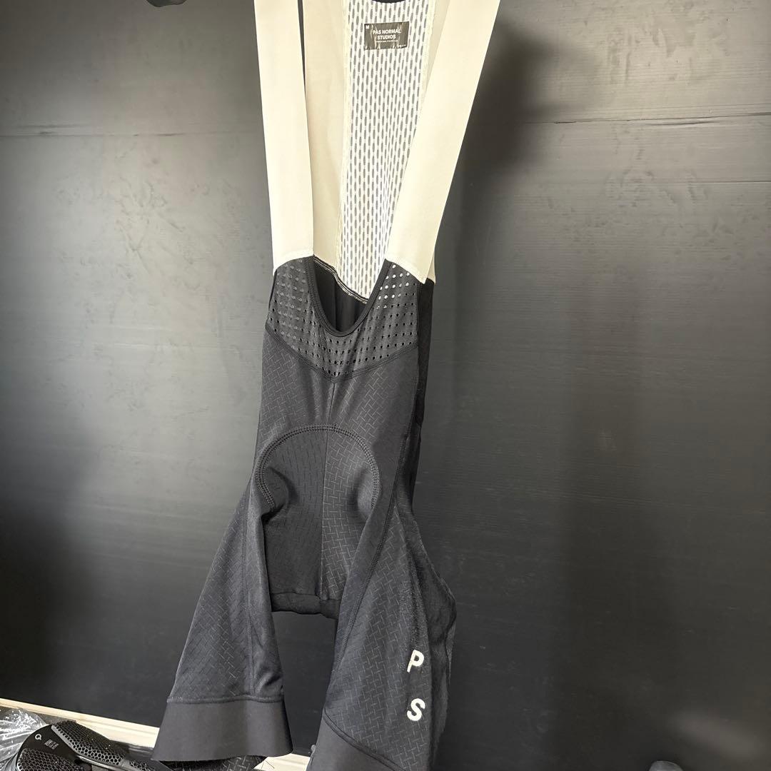 パスノーマルスタジオ pasnomalstudios ブラック ビブショーツ