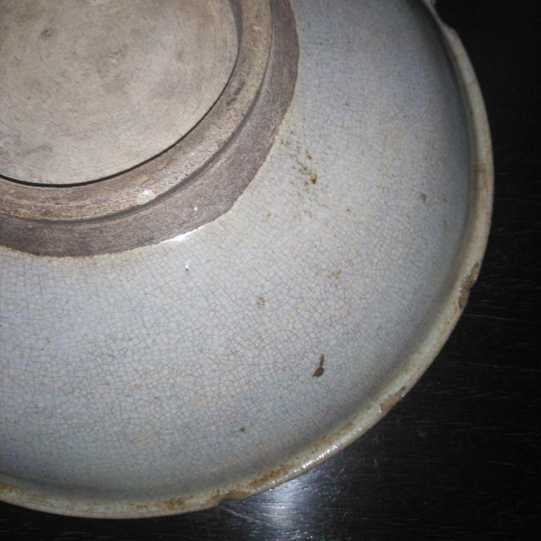 NO264 相馬焼　古相馬　鉄絵皿