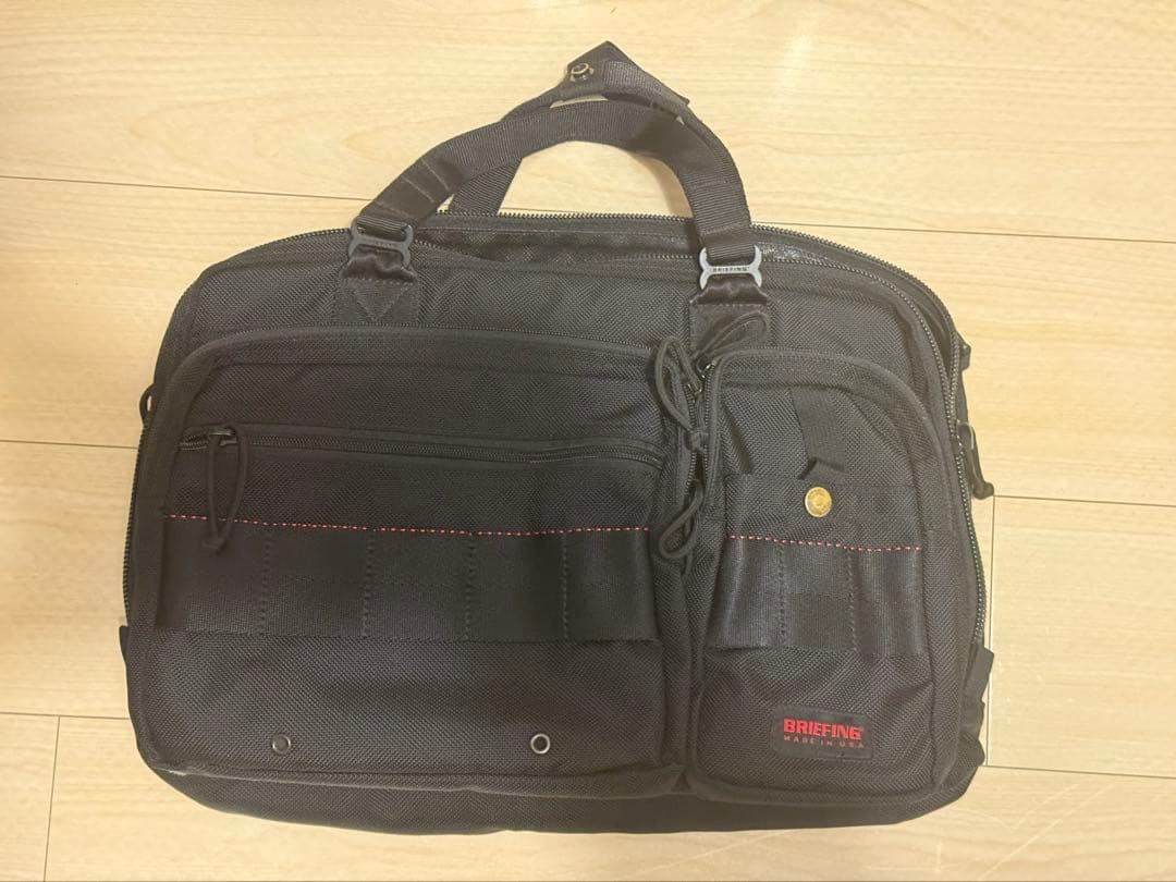 美品ブリーフィング A4 LINER バリスティックナイロン 黒 2WAY