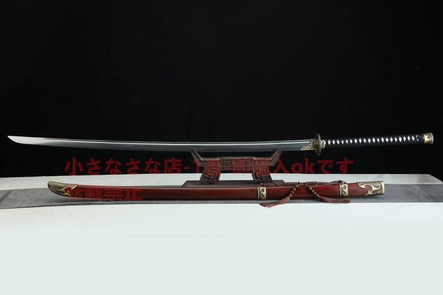 火鱗苗刀 古兵器 武具　刀装具　日本刀　模造刀 居合刀 長尺