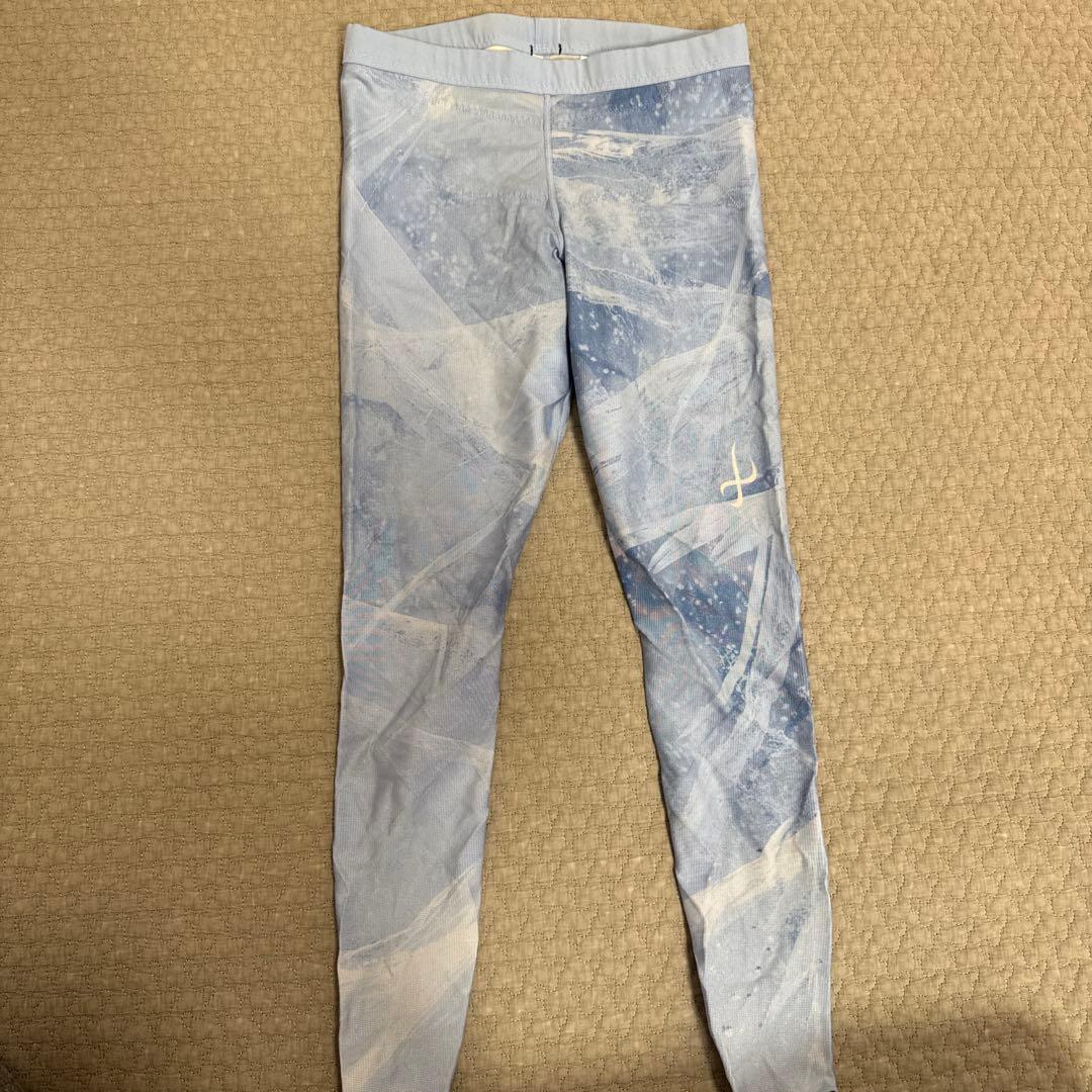 メンズ　Mサイズ 青系タイツ　cw-x ワコール