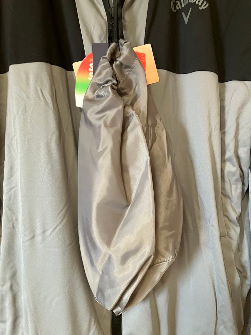 キャロウェイ ふんわり裏地 中綿風 フーディ 未使用タグ付L、ストレッチ防風撥水