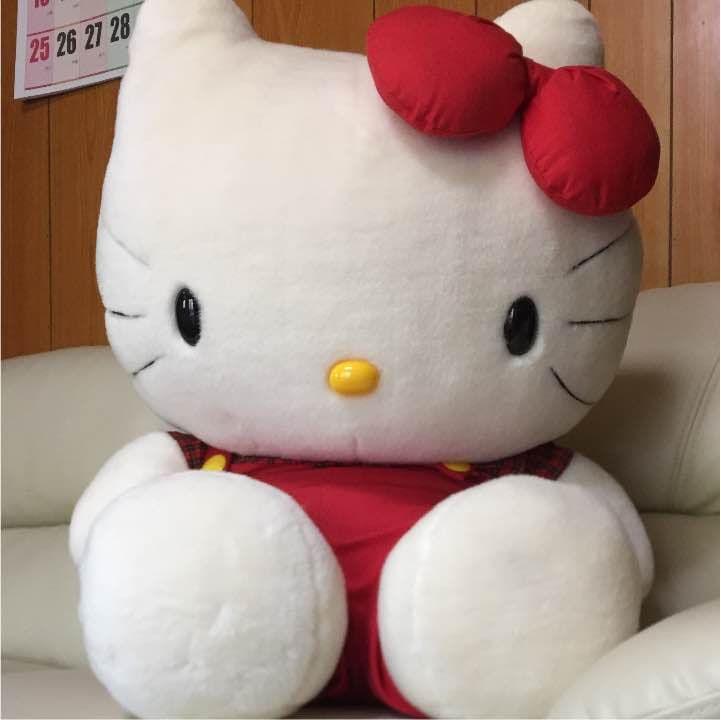 ハローキティ　特大　ぬいぐるみ　レトロ