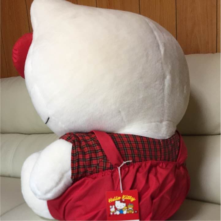 ハローキティ　特大　ぬいぐるみ　レトロ