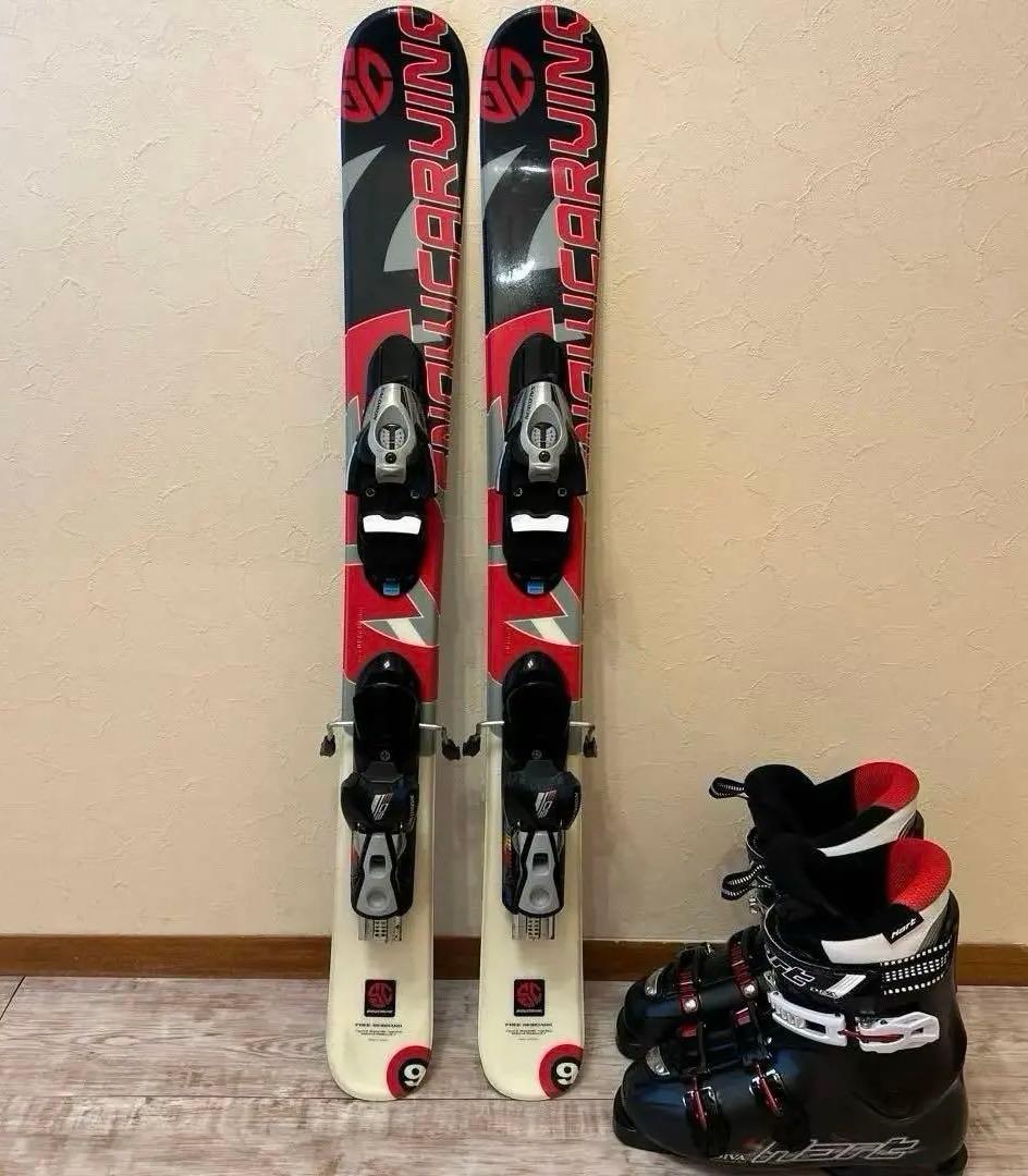 ◾️ショートスキーセット　スキー板99㎝　ブーツ26.5㎝　男性用　メンズ用