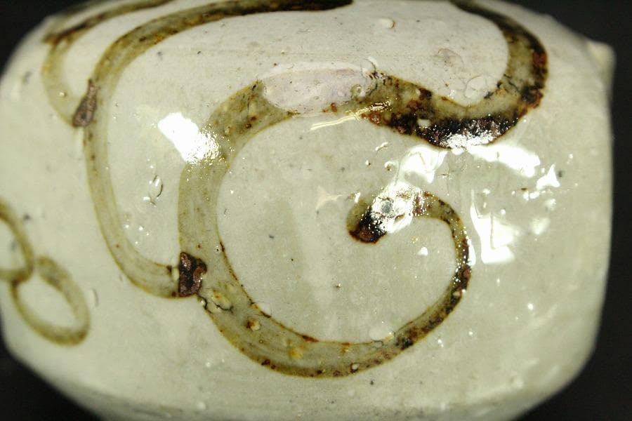 李朝 鉄絵 水滴 文房具(ZE542)