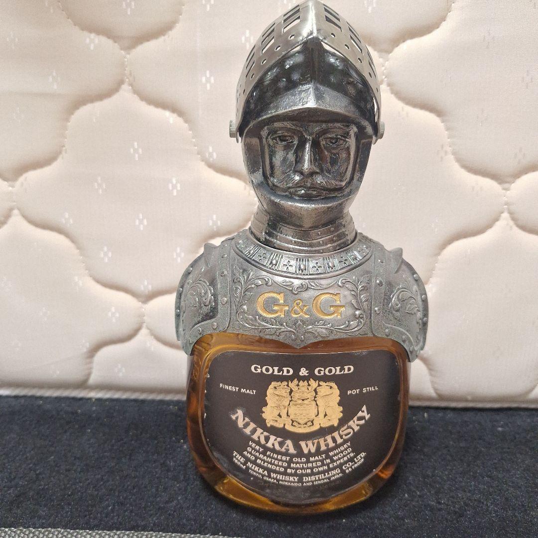 未開封ニッカウヰスキーgold&gold騎士ウイスキーレトロ古酒