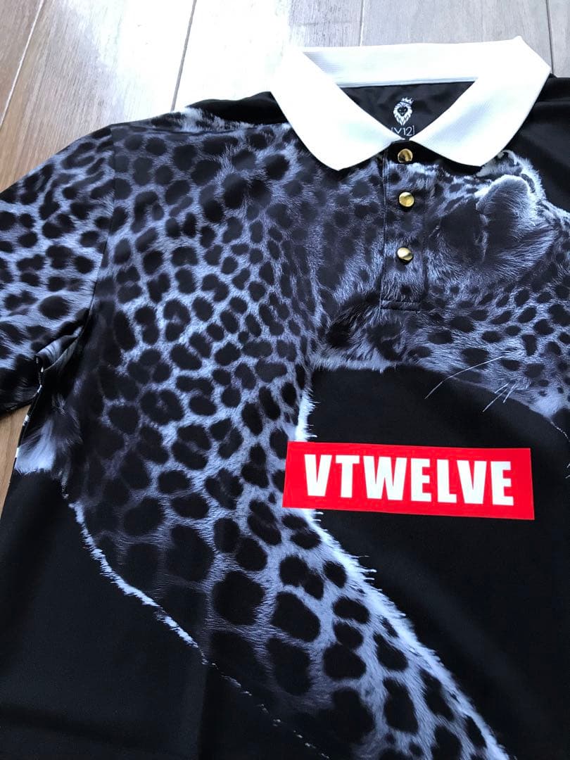 未使用に近い　タグなし　V12 ヴィトゥエルブ 半袖　ポロ　メンズ　サイズL