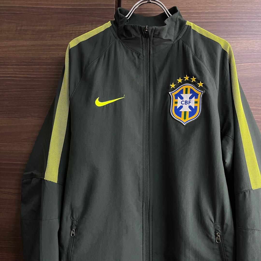NIKE ナイキ ブラジル代表 トレーニングウェア セットアップ 上下 M 緑