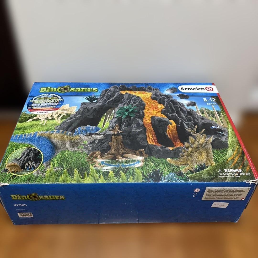 Schleich Dino World 火山と恐竜セット
