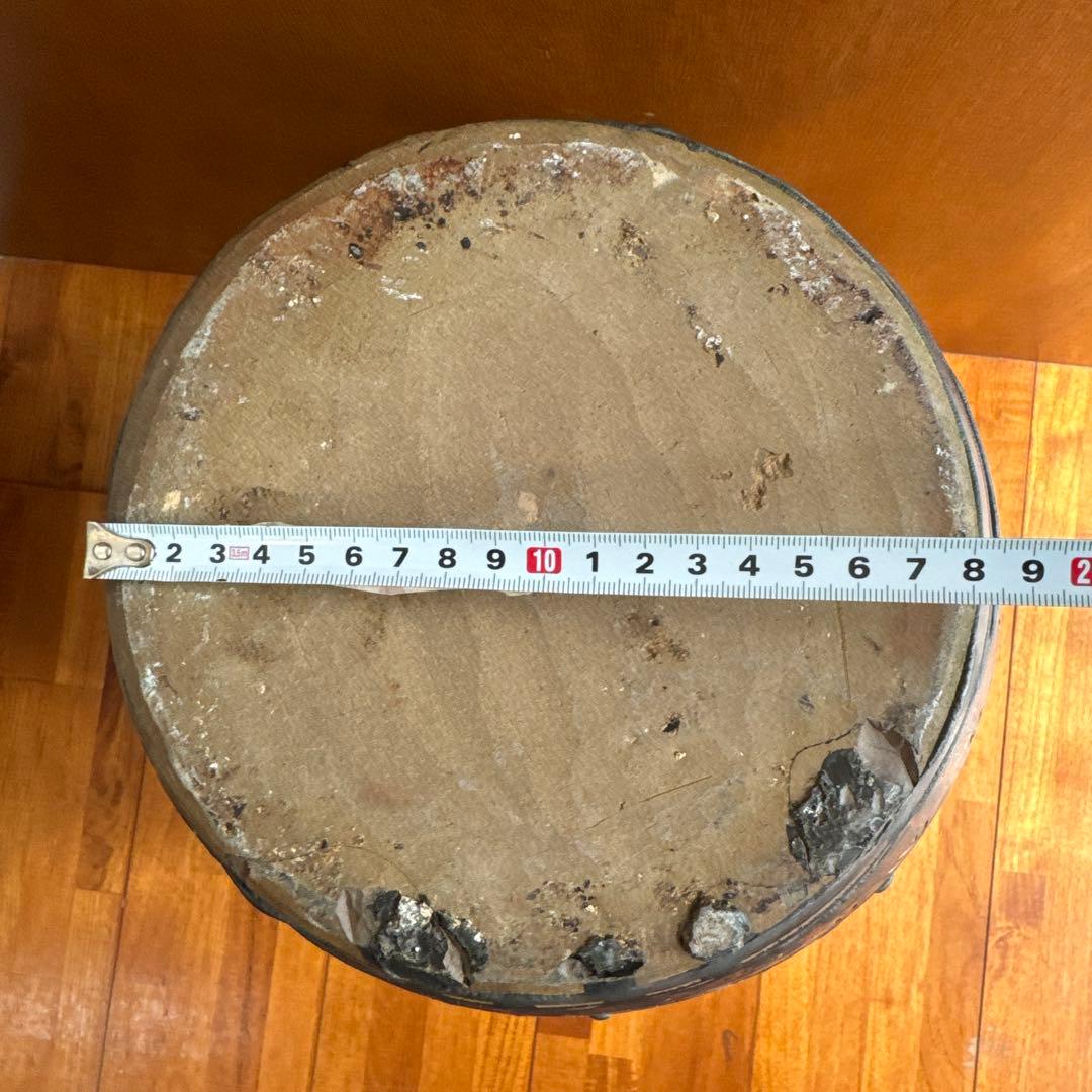 壺屋焼　故【島袋常明】エジプト紋大壺　やちむん