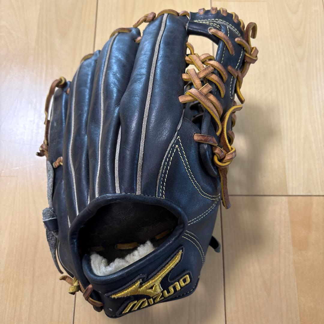 Mizuno Pro 硬式グローブ 黒　しんのすけ5歳