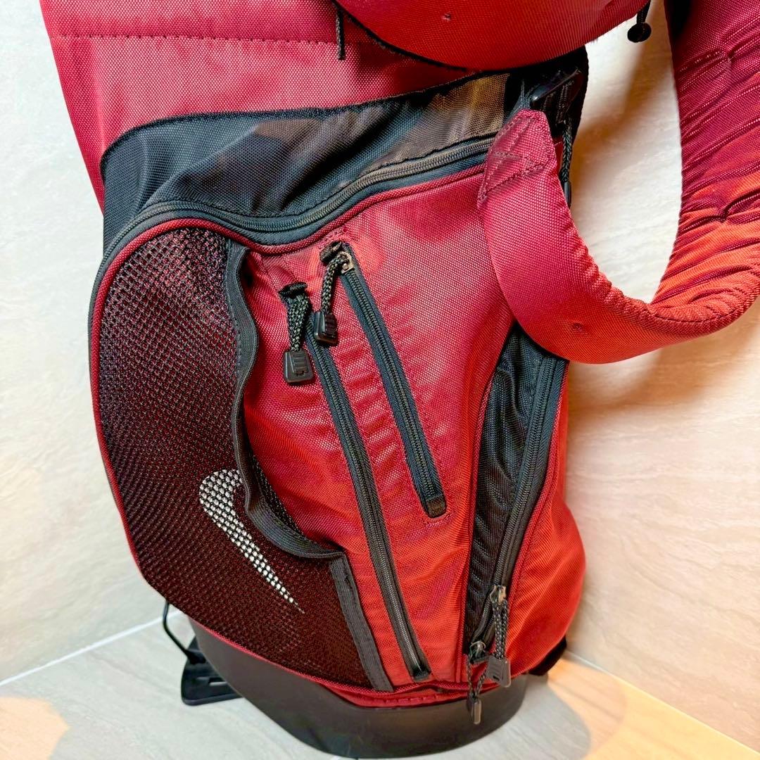 NIKE キャディバッグ　ワインレッド　軽量