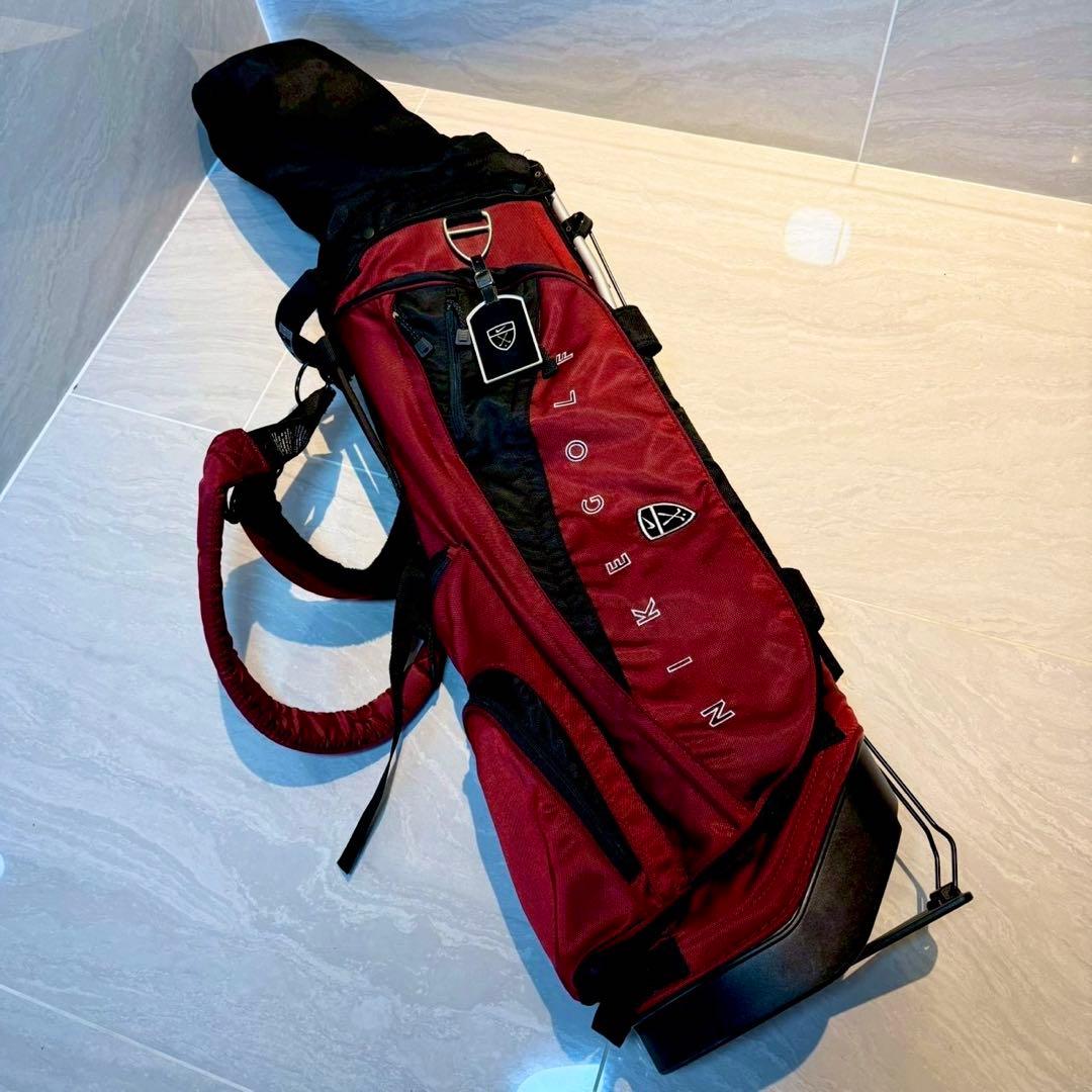 NIKE キャディバッグ　ワインレッド　軽量