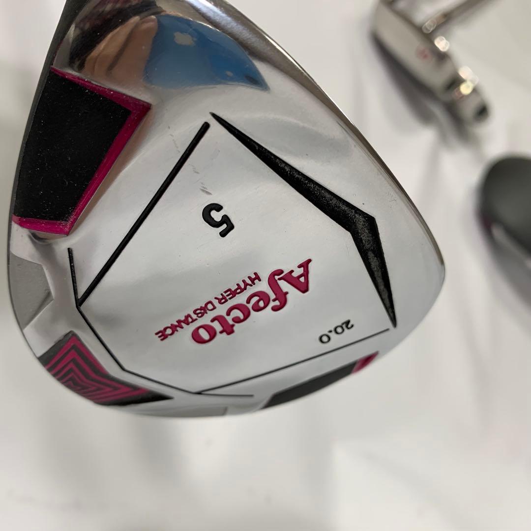 【レフティ】極美品 Afecto レディース ゴルフクラブ 8本セット