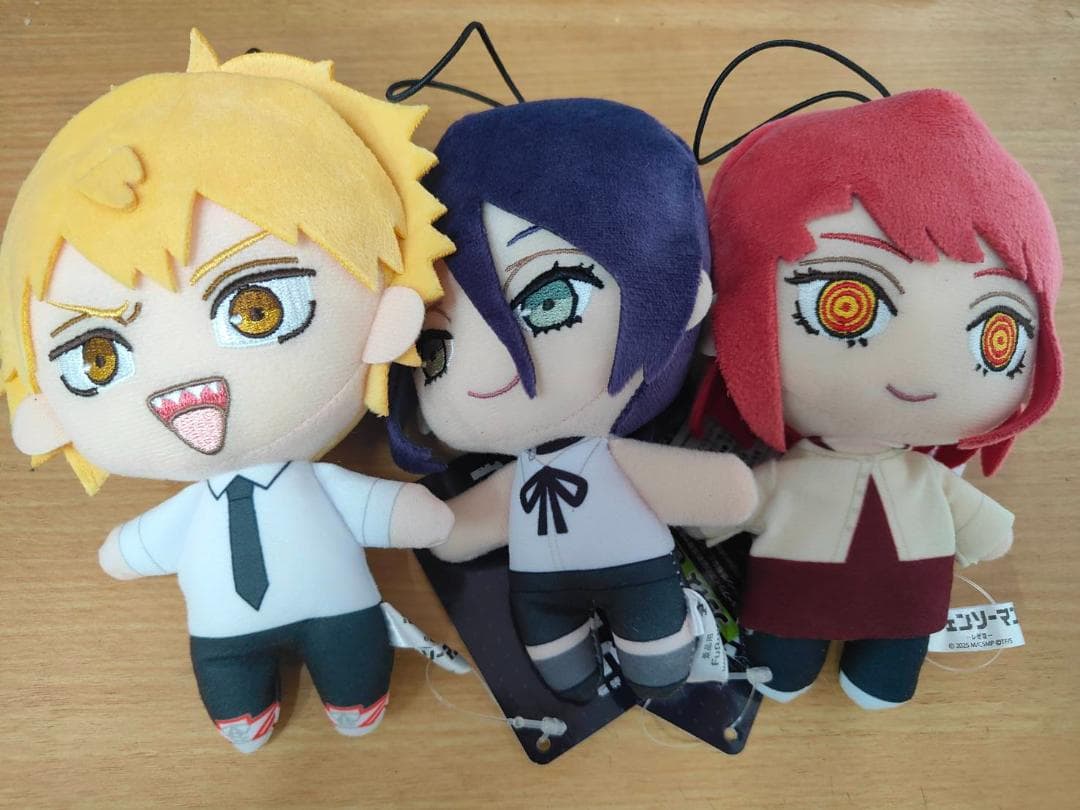 劇場版「チェーンソーマン　レゼ編」ぬいぐるみ①　３種コンプセット