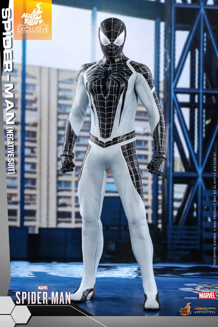 ホットトイズ１／６スケール スパイダーマン ネガティブ・スーツ版