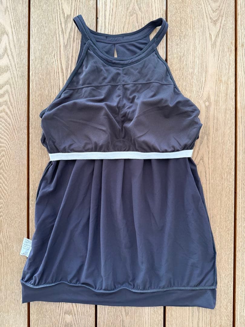 suria リナタンク ヨガトップス Lサイズ グレー