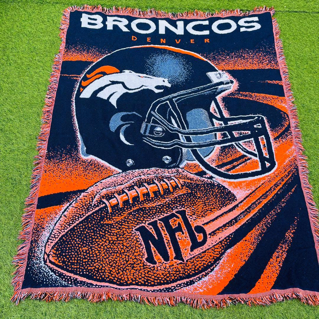 【rug】BRONCOS NFL アメフト チーム DENVER ラグ マット