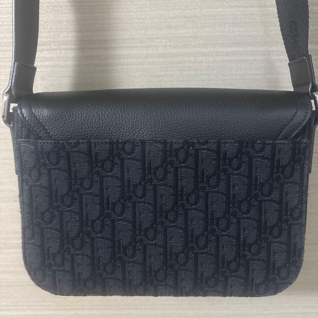 ち*す様 【本体のみ】Dior ブラック サドル メッセンジャーバッグ