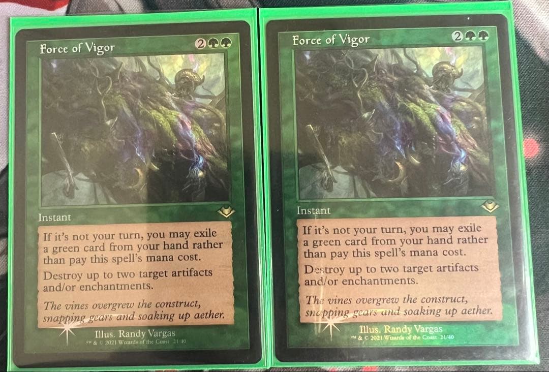 MTG 活性の力 Foil 2枚セット 旧枠仕様 英語 FOV