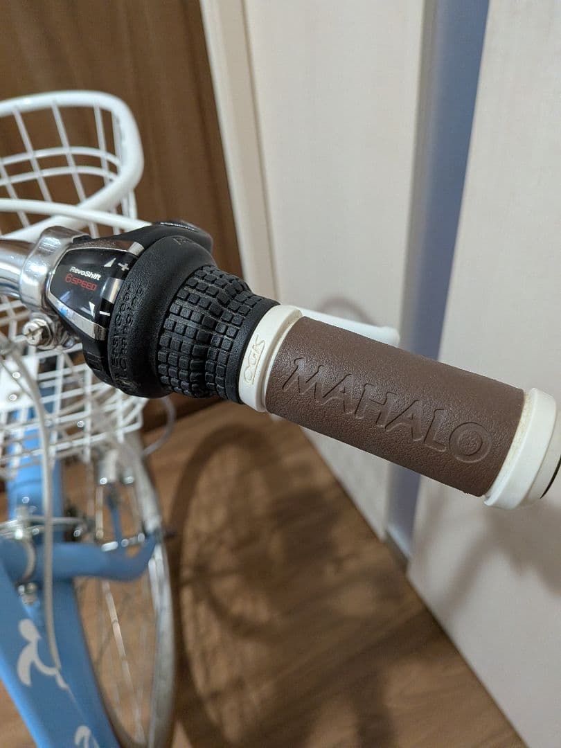 引取り限定！MAHALO 子供用自転車 　マハロジュニア　22型　ブルー　中古