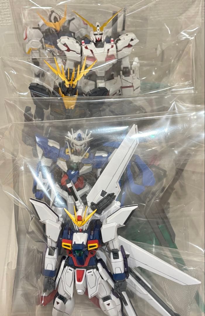 ⑤ジャンクプラモデル ガンプラ系・MG ガンダムX・MG ダブルオークアンタ 他