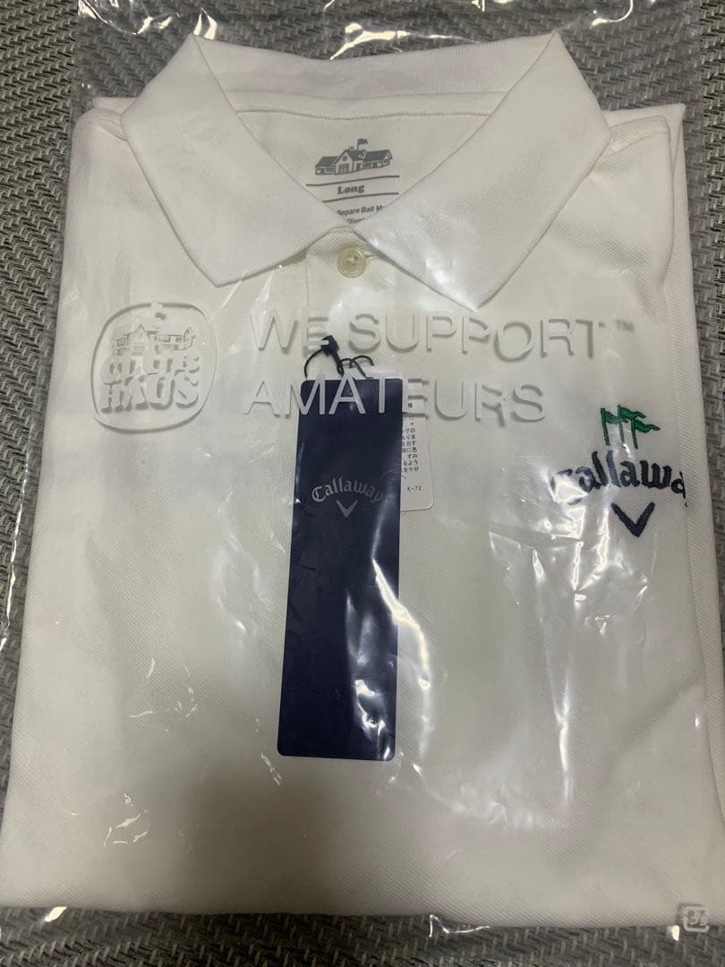 【限定】Callaway CLUBHAUS S/S Polo White コラボ