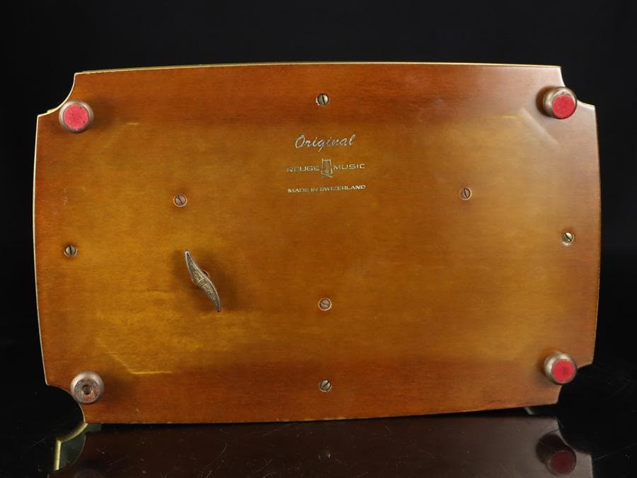 Y2534 リュージュ オルゴール ビバルディ「四季」3曲 72弁 金象嵌　ma