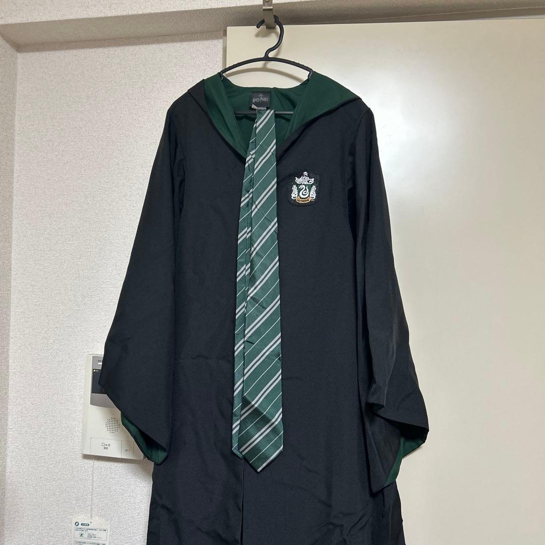 【スタジオツアー公式】ハリー・ポッター ローブ XSサイズ+ネクタイ スリザリン