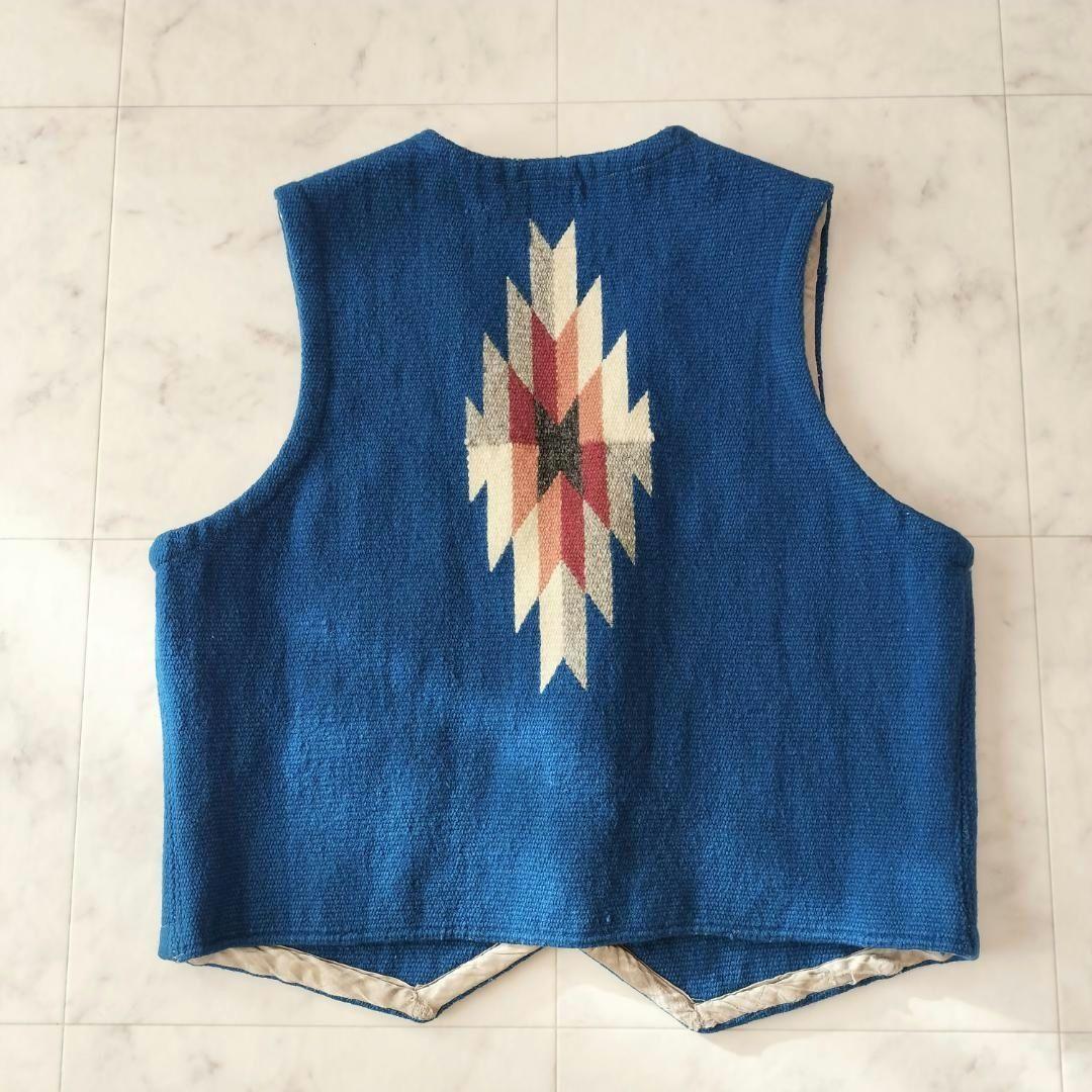 希少 赤タグ ORTEGA’S ブルー 40 ポインテッドチマヨベスト オルテガ