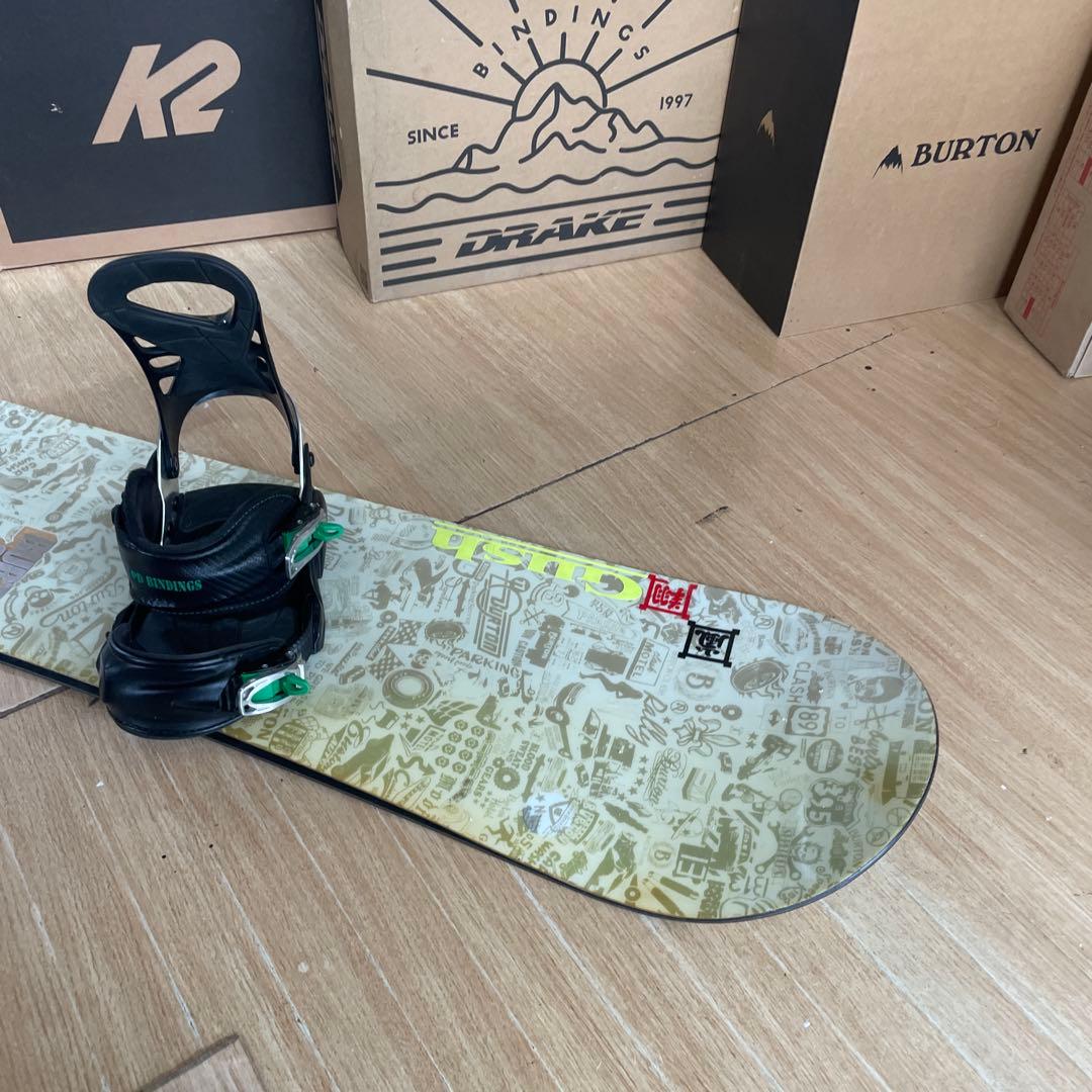 BURTON×PD　バートンスノーボードセット　CLASH　バインディング付