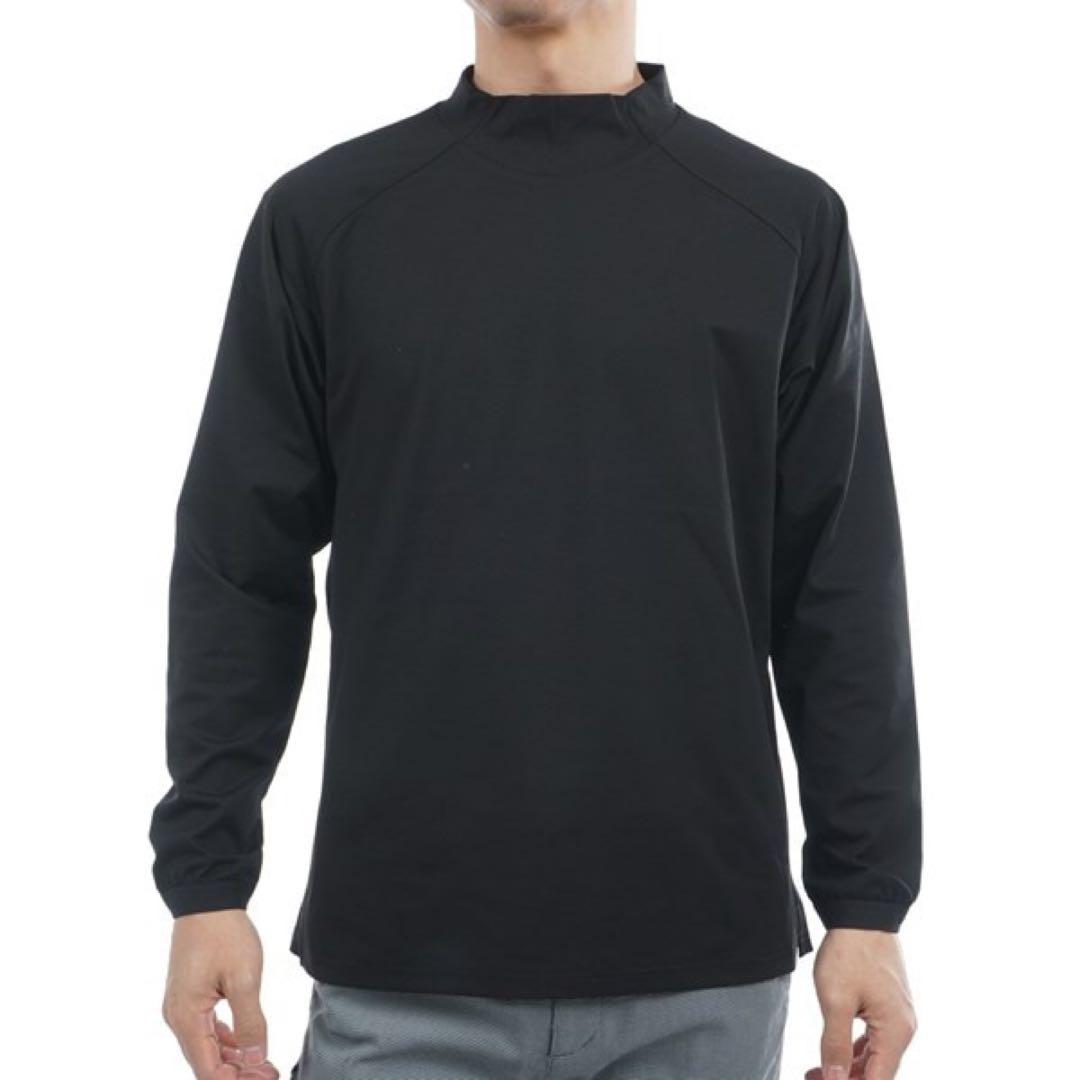 and per se＆Golf 3Dモックネック長袖シャツ M
