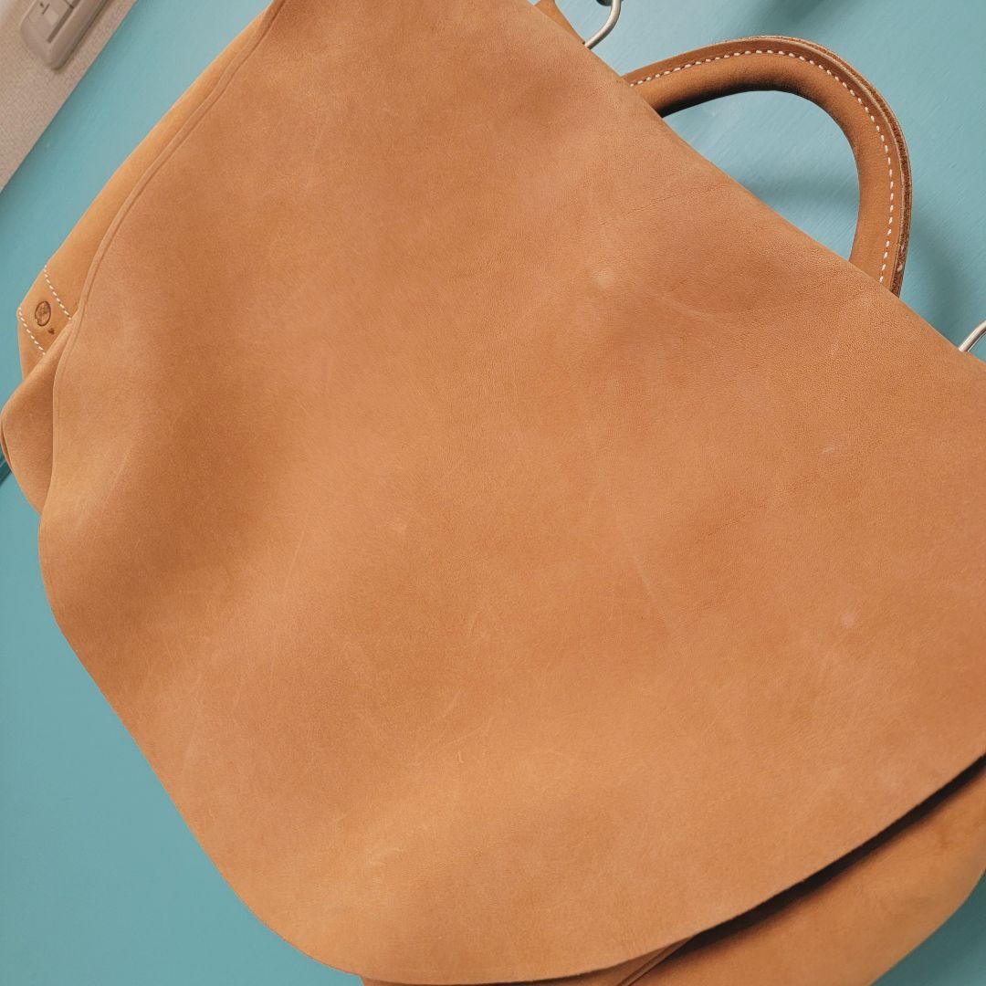 The J.Peterman Company ヌバックレザー　メッセンジャー