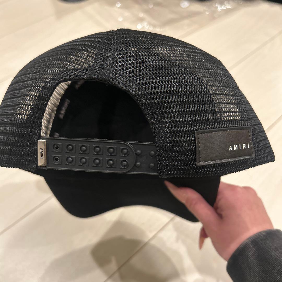 AMIRI メッシュキャップ　ブラック