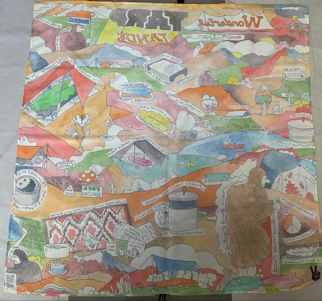 ジェリー鵜飼　ジンダイジマウンテンワークス　大判スカーフ