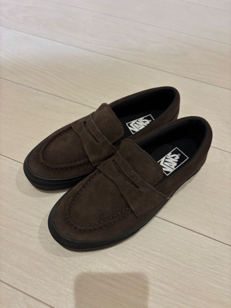 VANS V196CF CNローファー BROWN/BLACK